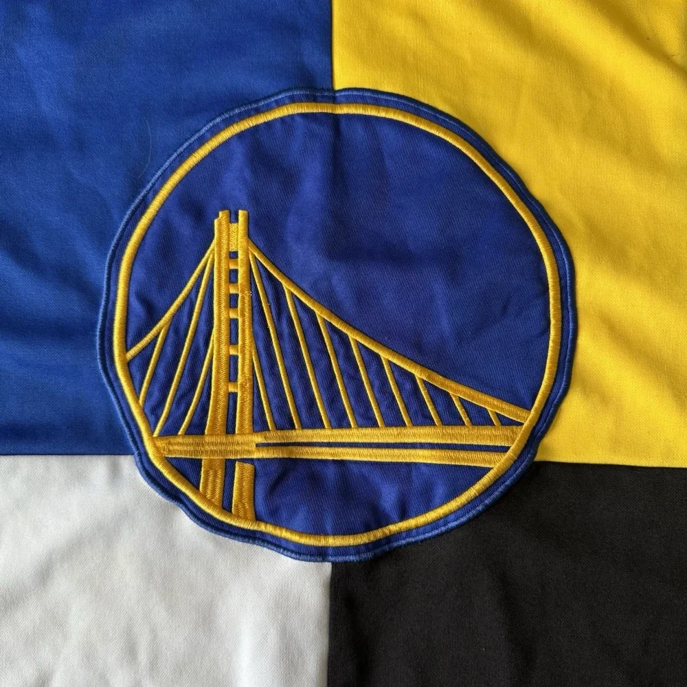 Golden State Warriors NBA Steph Curry Color Block Shooting Jersey Size Medium - Picture 3 of 6